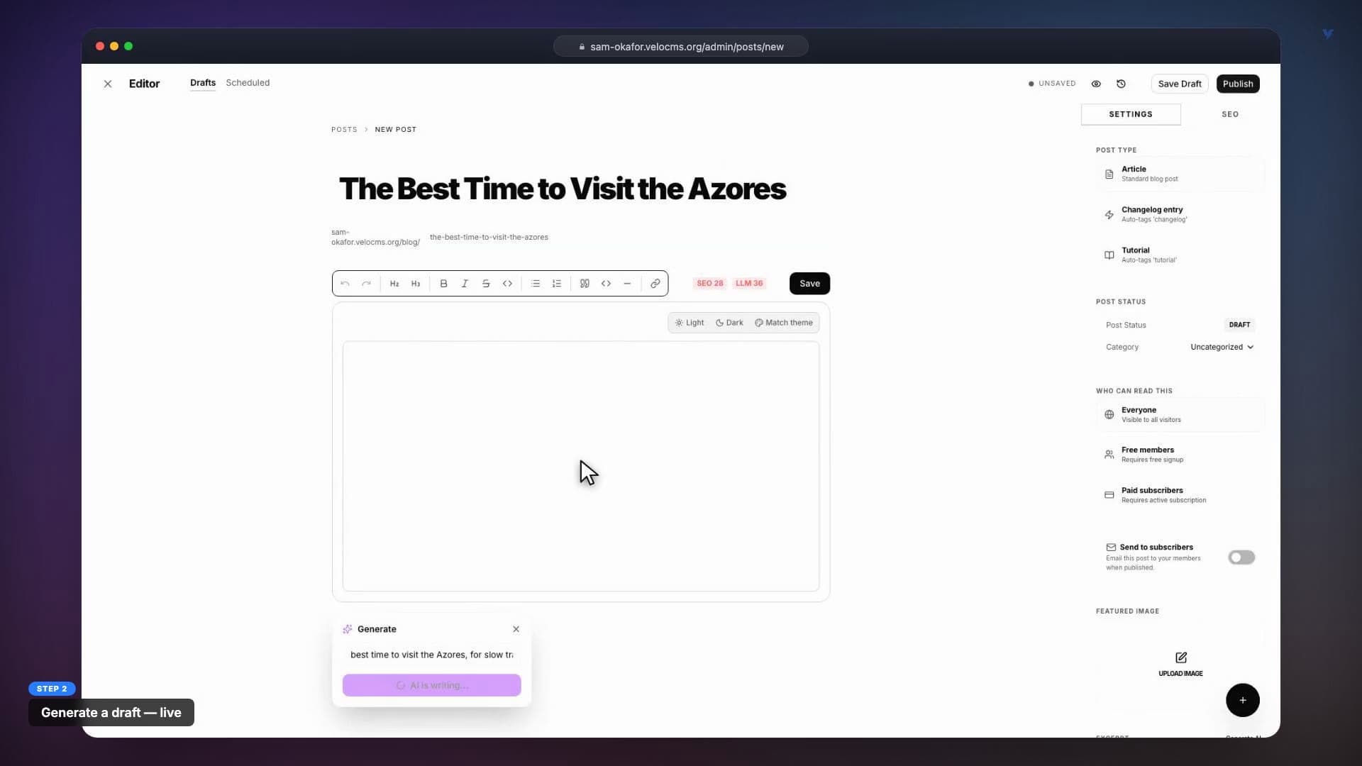 The AI Blogging Platform With a Built-In Writing Assistant